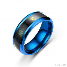2023 New Smart Sensor Body Temperature Rings Cheap Sale Titanium Steel Men Women Classic Wedding Statement Jewelry Gift